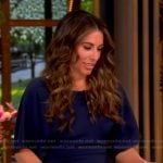 Alyssa's navy dress on The View