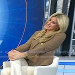 Stefani Berkin's brown double breasted blazer on Today