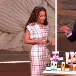 Sunny’s white plaid dress on The View