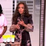 Sunny’s paisley print midi dress on The View