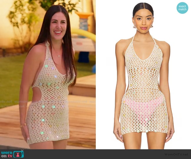 Superdown Capucine Mini Dress worn by Michelle Saniei on The Valley