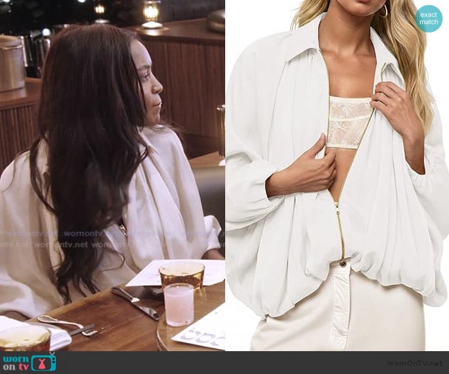 Tankaneo Oversized Puffed Jacket worn by Ciara Miller on Summer House