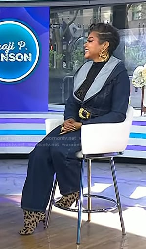 Taraji P Henson’s denim jacket and jeans on Today