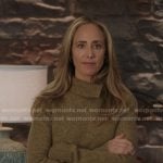 Teddy’s yellow zip neck sweater on Greys Anatomy