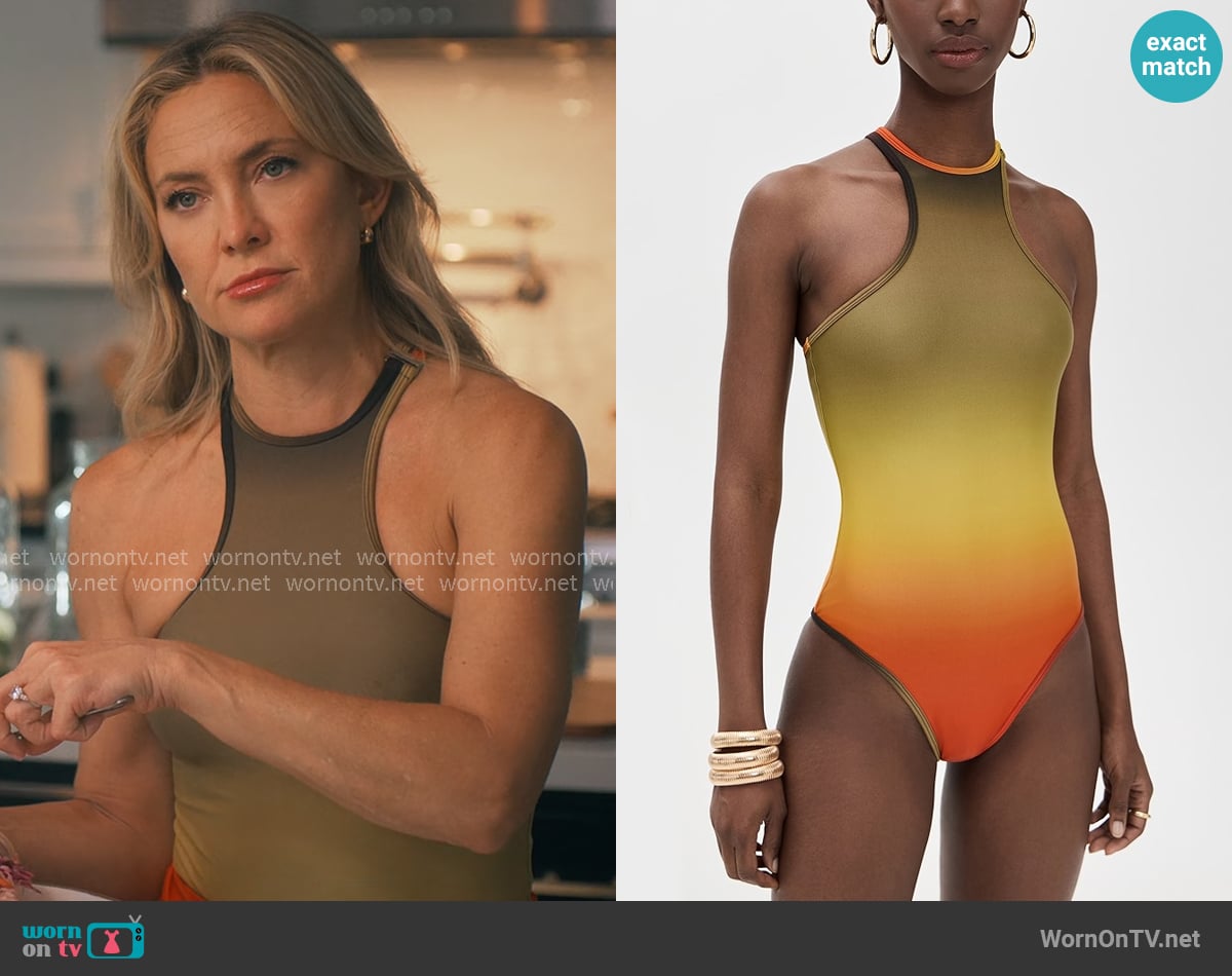 The Attico One Piece worn by Isla Gordon (Kate Hudson) on Running Point