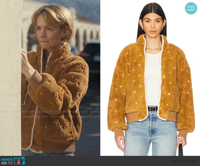 The Great The Blackbird Jacket worn by Lindsay Crane-Martín (Carey Mulligan) on Beef