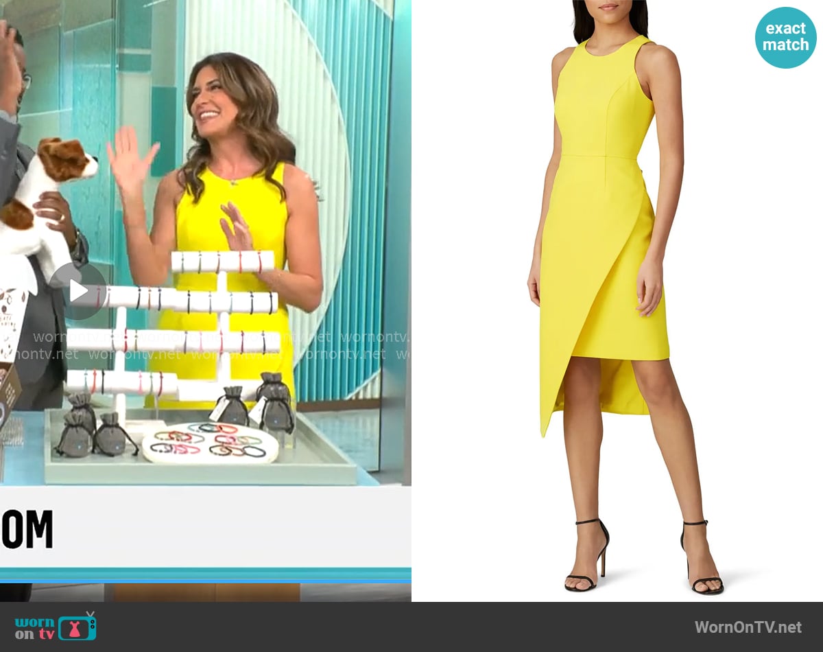 Adriane Kiss’ yellow dress on CBS Mornings
