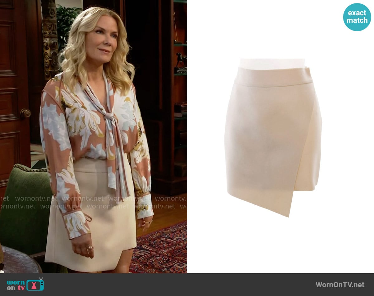Brooke’s asymmetric skirt on The Bold and the Beautiful