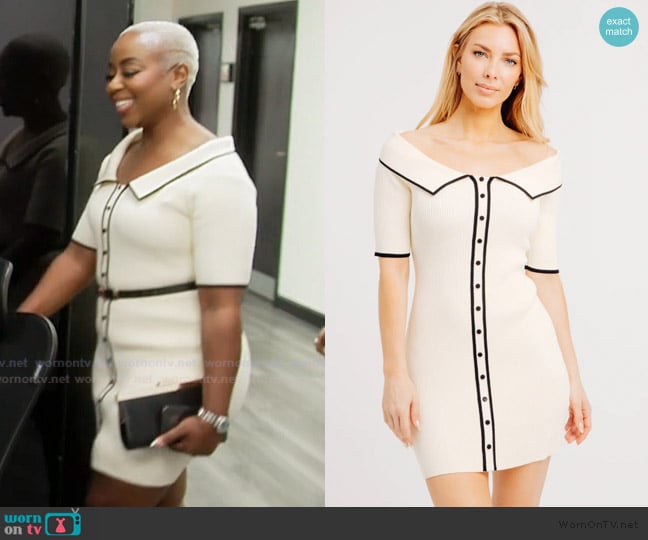 Torn by Ronny Kobo Jackie Dress worn by Pinky Cole on The Real Housewives of Atlanta