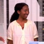 Trinity Mouzon Wofford’s yellow top on The View