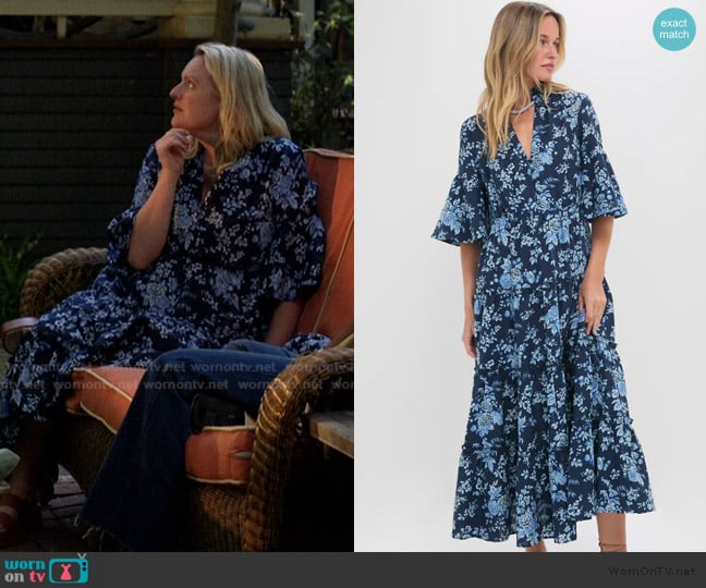 Tuckernuck Twilight Garden Jenna Dress worn by Mary (Elisabeth Moss) on Imperfect Women