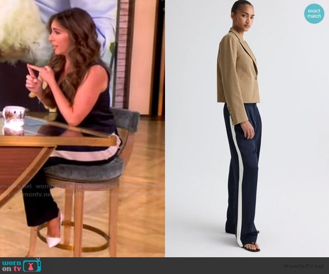 TWP Sulli Pant worn by Alyssa Farah Griffin on The View