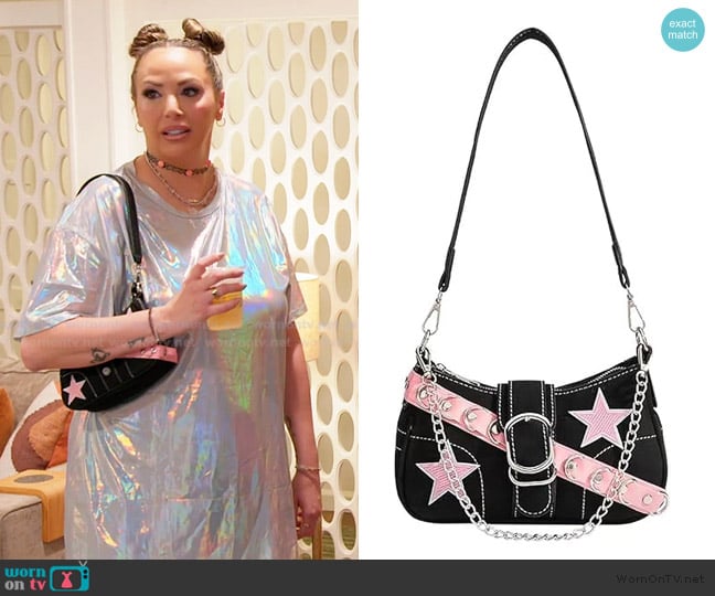 Uchyius Shoulder Crossbody Bag worn by Kristen Doute on The Valley