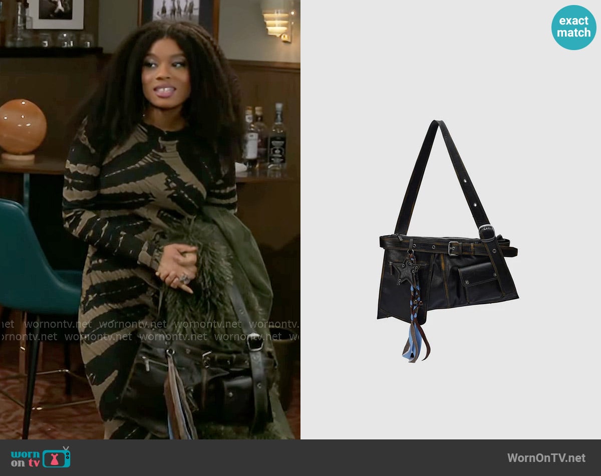 Urban Revivo Buckle Detail Bag worn by Eva Thomas (Ambyr Michelle) on Beyond the Gates