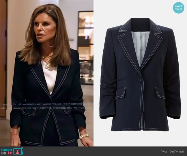 Veronica Beard Battista Dickey Jacket worn by Maria Shriver on Today