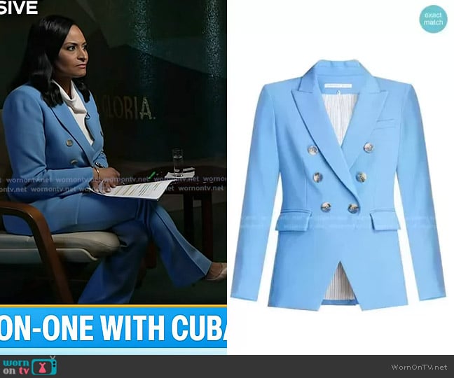 Veronica Beard Miller Dickey Jacket worn by Kristen Welker on Today