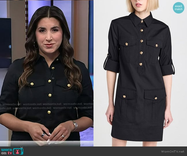 Veronica Beard Saude Dress worn by Camila Bernal on Today