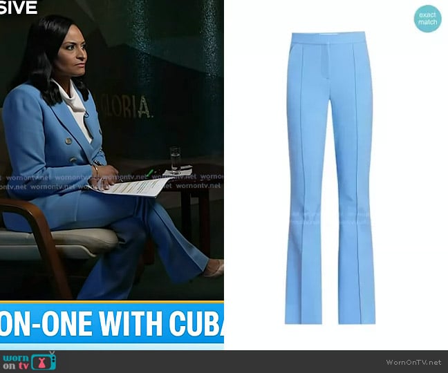 Veronica Beard Xael Suiting Pant worn by Kristen Welker on Today