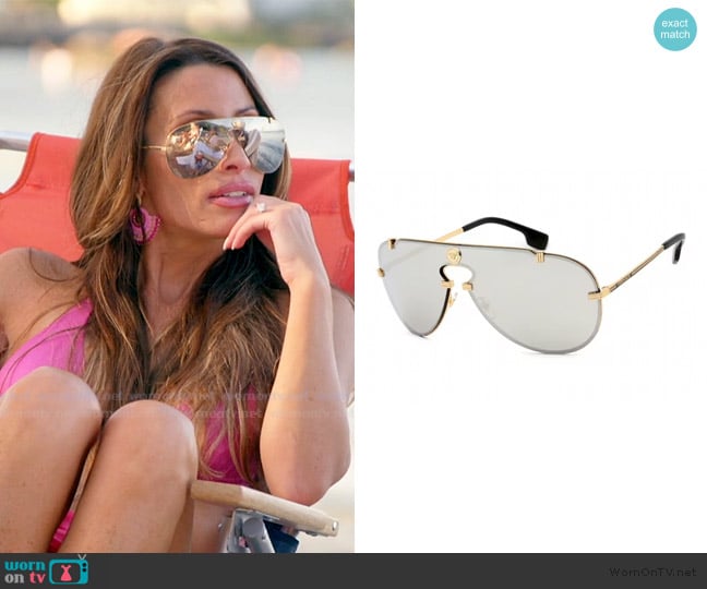 Versace 0VE2243 10026G Sunglasses worn by Alicia Carmody on The Real Housewives of Rhode Island