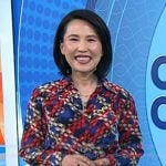 Vicky’s plaid shirtdress on Today