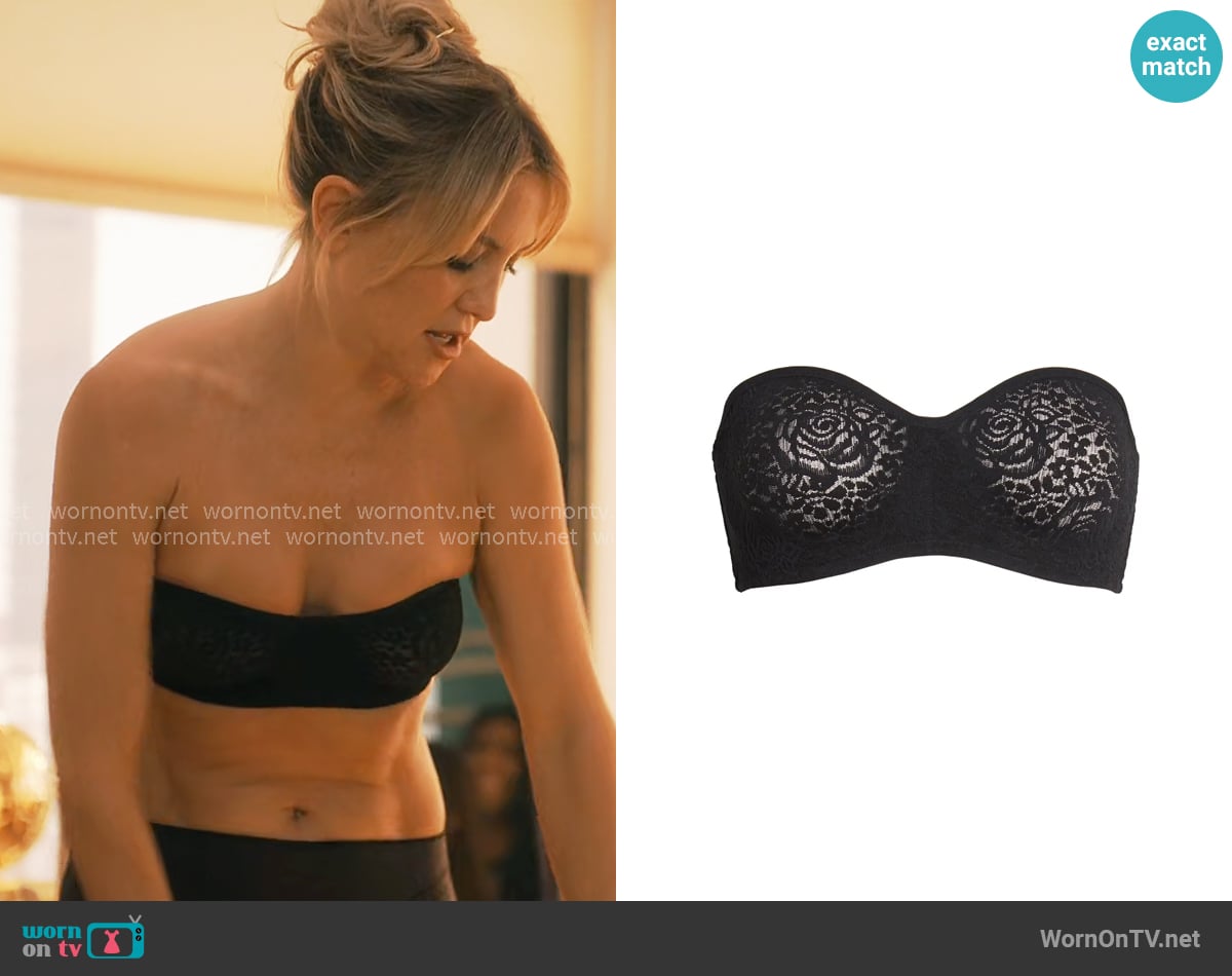 Wacoal Halo Lace Underwire Strapless Bra worn by Isla Gordon (Kate Hudson) on Running Point