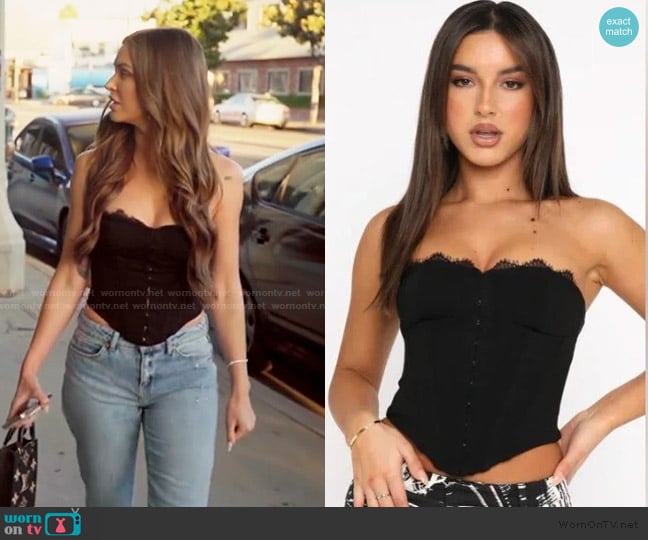 White Fox First and Last Bustier worn by Lala Kent on The Valley