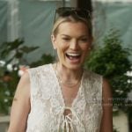Lindsay’s white lace top on Summer House
