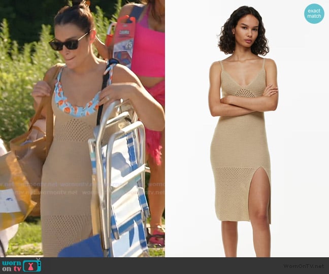 Wilfred Evie Midi Dress worn by Ashley Iaconetti on The Real Housewives of Rhode Island