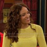 Lani’s yellow knit dress on Days of our Lives