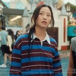 Yuri’s striped rugby jersey on XO Kitty