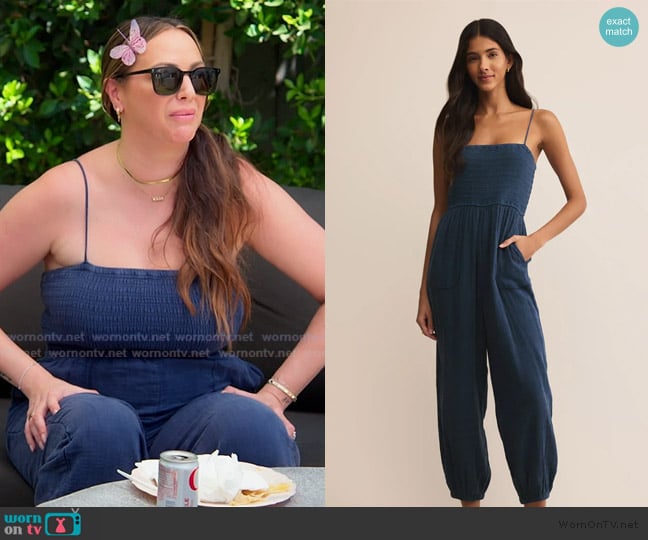 Z Supply Santos Jumpsuit worn by Kristen Doute on The Valley
