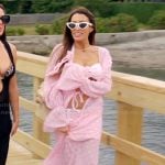 Alicia’s pink polka dot coverup on The Real Housewives of Rhode Island