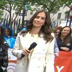 Angie Lassman’s white coat on Today