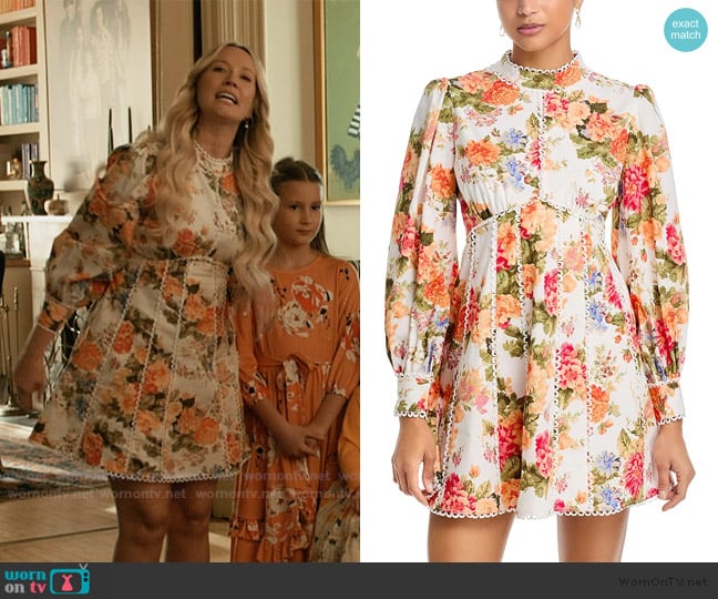 Juliet’s floral print dress on Elsbeth
