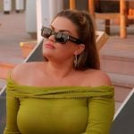 Brittany’s black rectangle sunglasses on The Valley