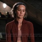 Belle’s burgundy jacket on Marshals