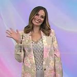 Carley Fortune’s floral blazer on Today