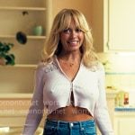 Cassie’s MAIN CHARACTER zip cardigan and heart cutout jeans on Euphoria