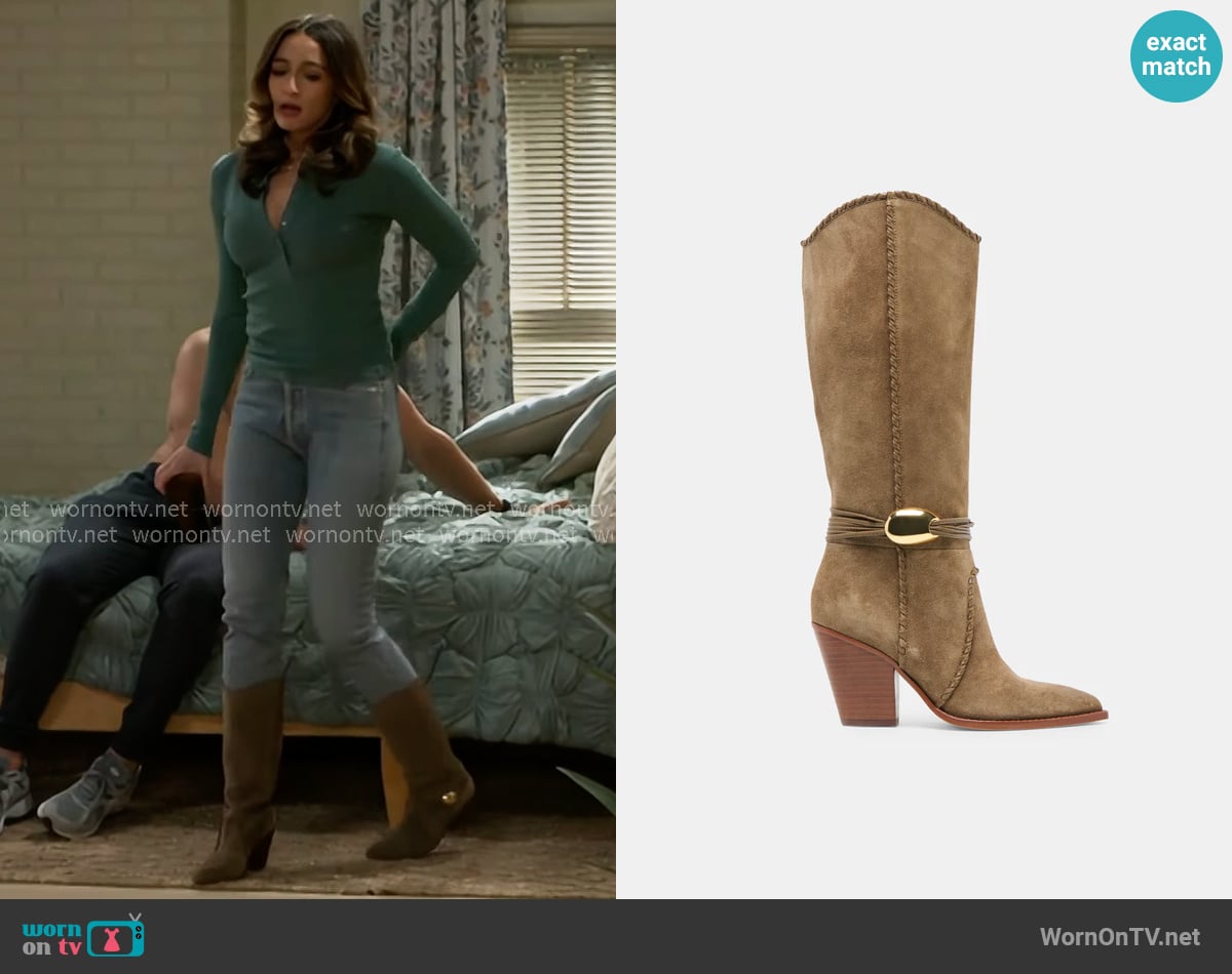 Ashley’s boots on Beyond the Gates Ashley’s boots on Beyond the Gates