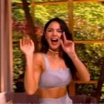 Eiza González’s grey pants on The View