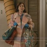 Elsbeth’s pink plaid coat on Elsbeth