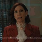 Elsbeth’s red tweed jacket on Elsbeth