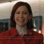 Elsbeth’s red check jacket on Elsbeth