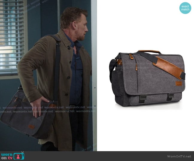 Owen’s grey messanger bag on Greys Anatomy