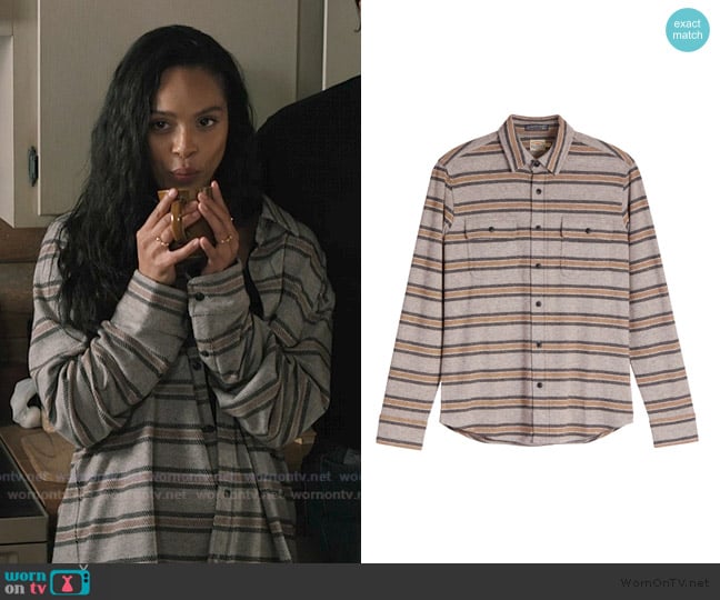 Andrea’s gray striped shirt on Marshals