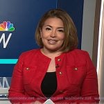 Gilma’s red jacket on NBC News Daily