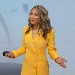 Ginger’s yellow blazer dress on Good Morning America