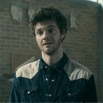 Hughie’s black denim western shirt on The Boys