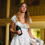 Cassie’s floral mini dress on Euphoria