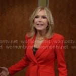 Lauren’s red blazer dress on The Young and the Restless